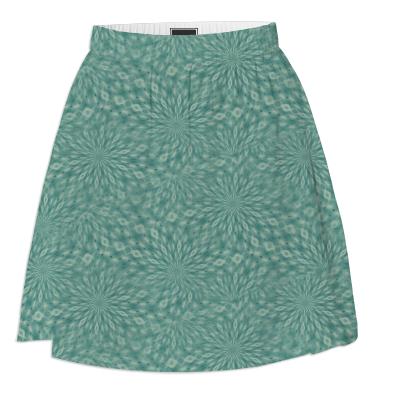 Dusky Green Summer Skirt