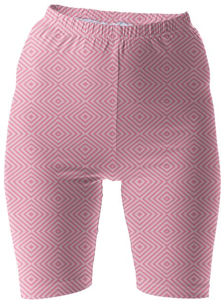 Pink Diamond Bike Shorts