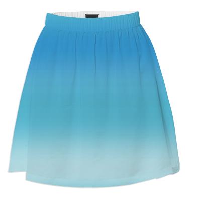 Blue Ombre Summer Skirt