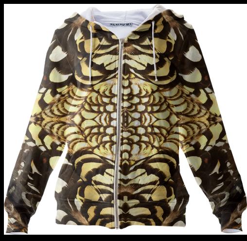 Exotic Feather Hoodie