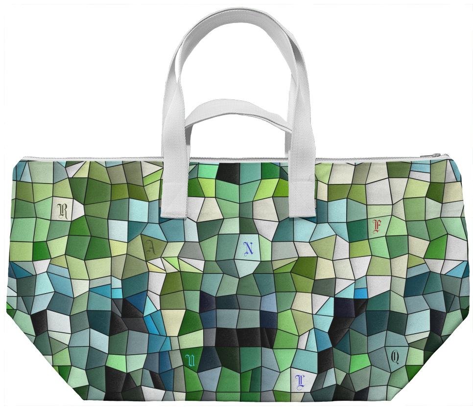 Mosaik Typography Weekend Bag