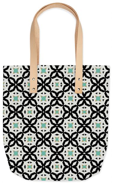 diamond print bag
