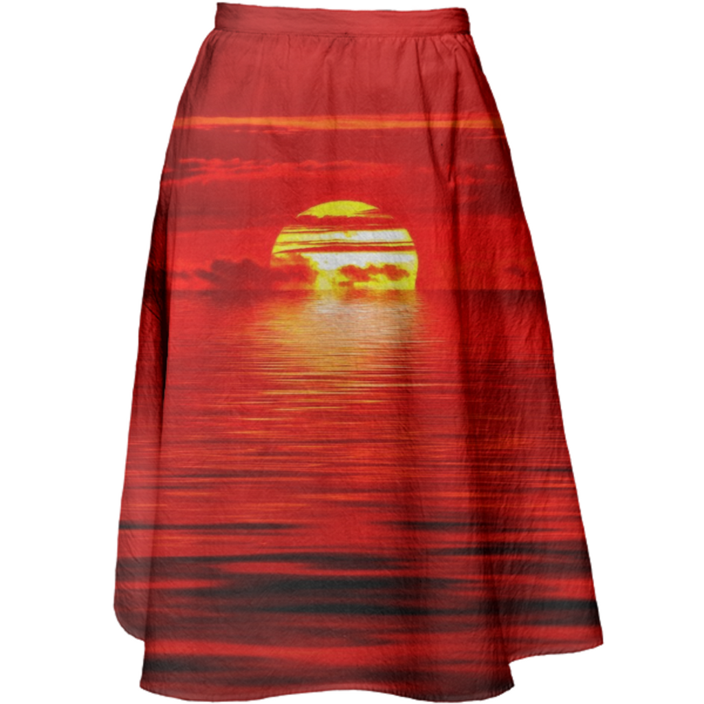 wrap skirt waimea sunset