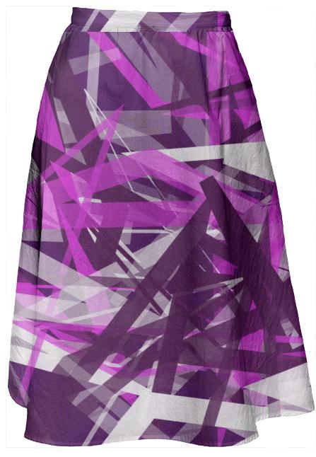 ANGLES MIDI SKIRT