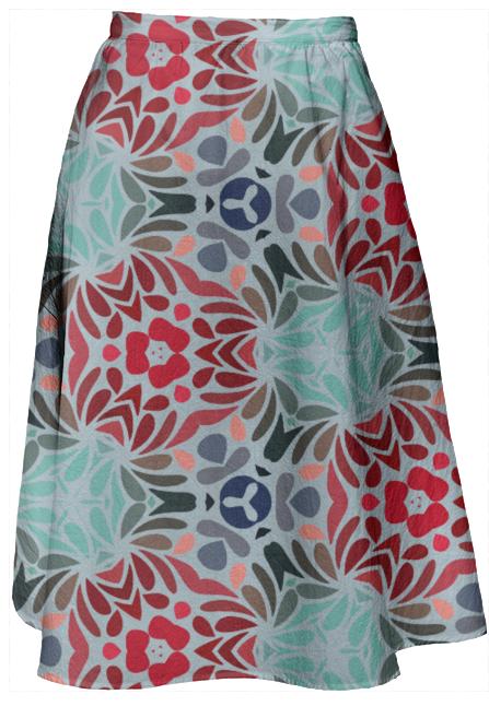 BLOOM MIDI SKIRT