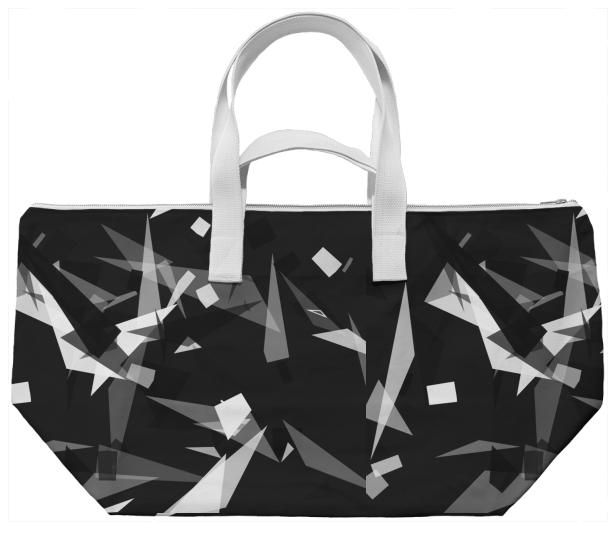 CONTRAST WEEKEND BAG