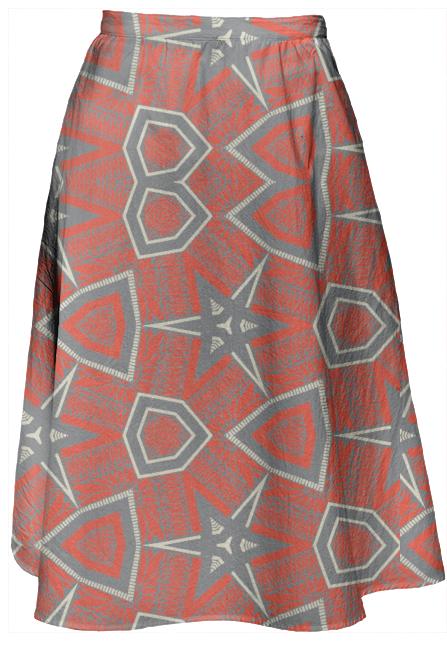 STARSCAPE MIDI SKIRT