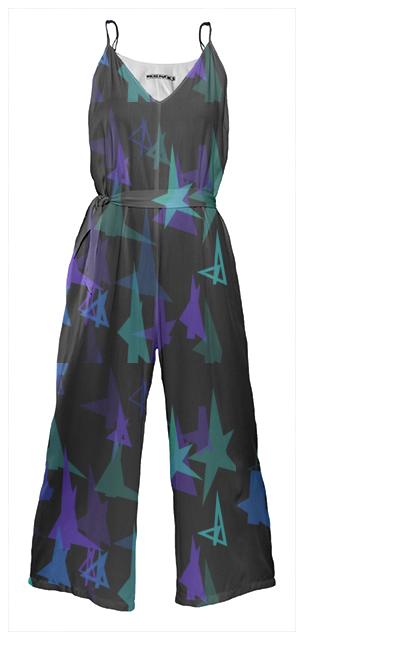 Celestial Tie Waist Jumpsuit