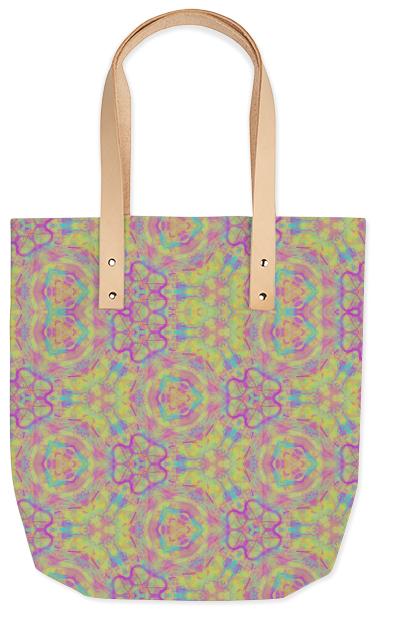 Pastel Kaleidoscope Tote