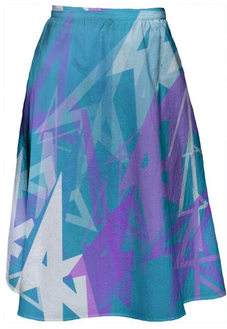 On Point Pastel Midi Skirt