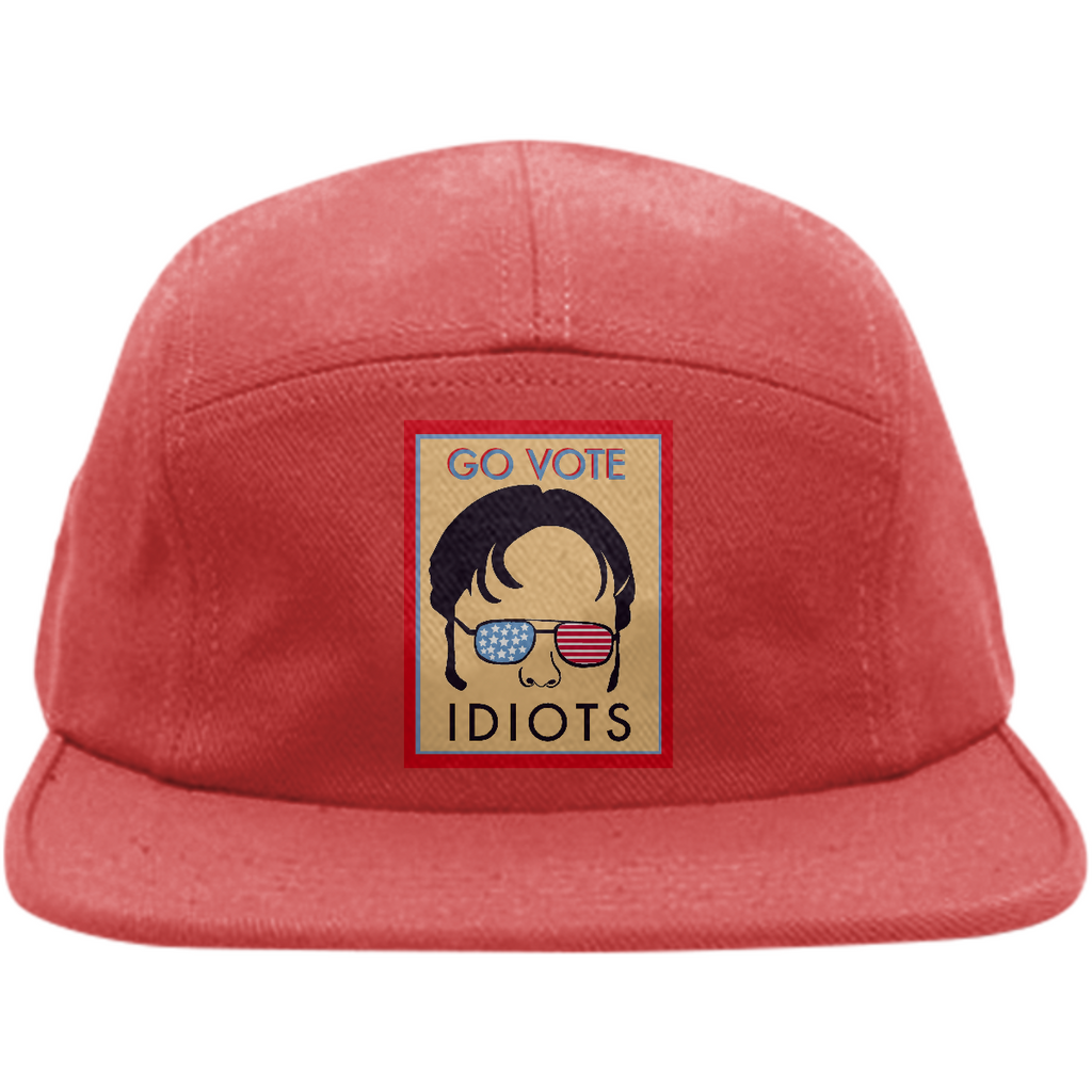 Red "Go Vote Idiots" Baseball Cap