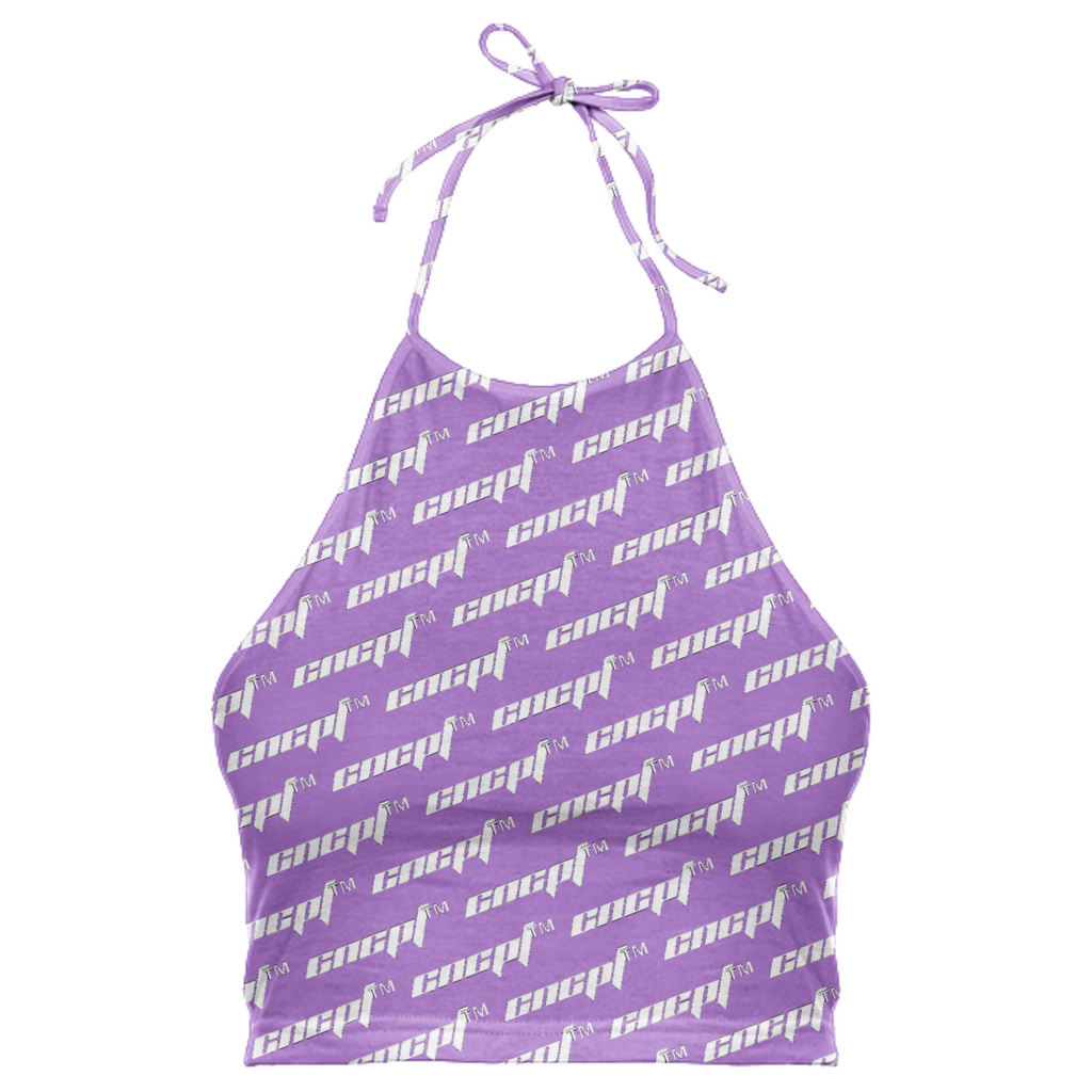 Logo halter top, purple cncpt wmns