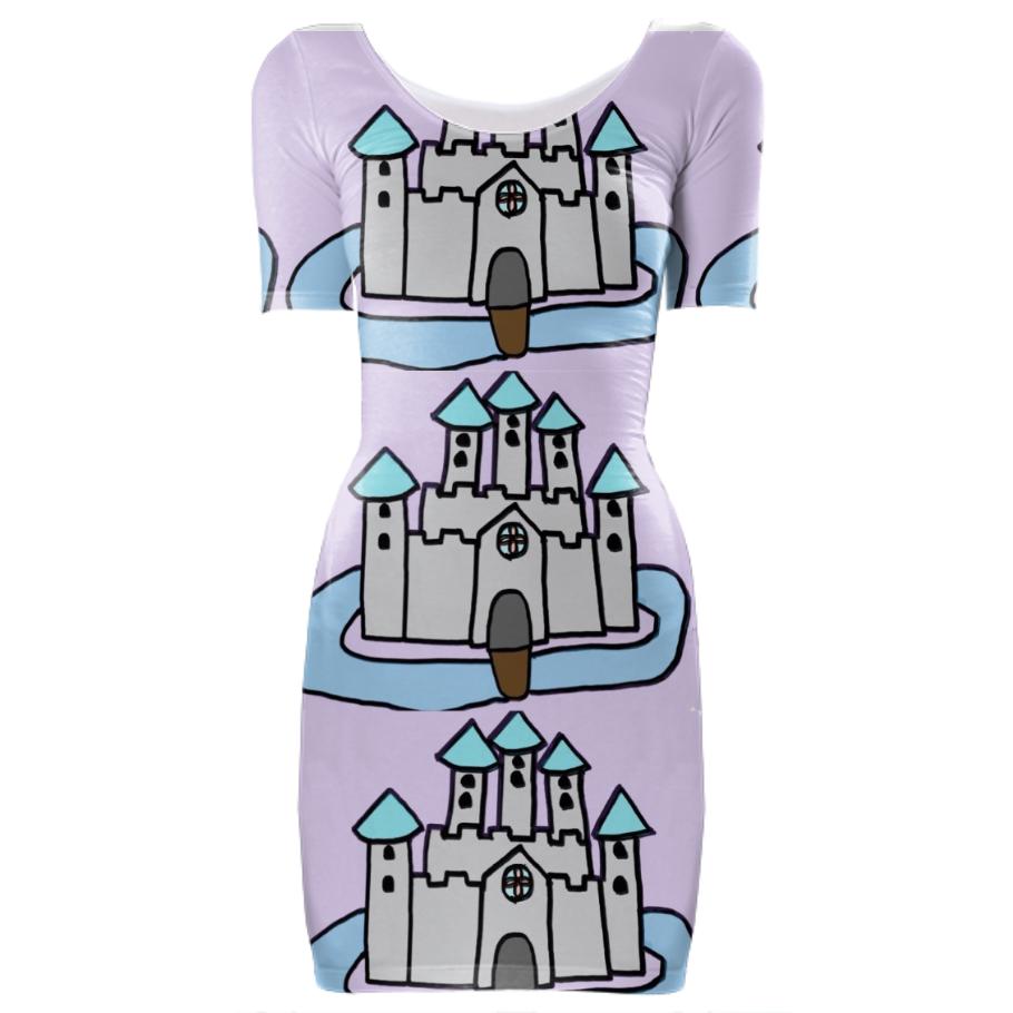The Castle I Made For Class Multiplied Bodycon Dress