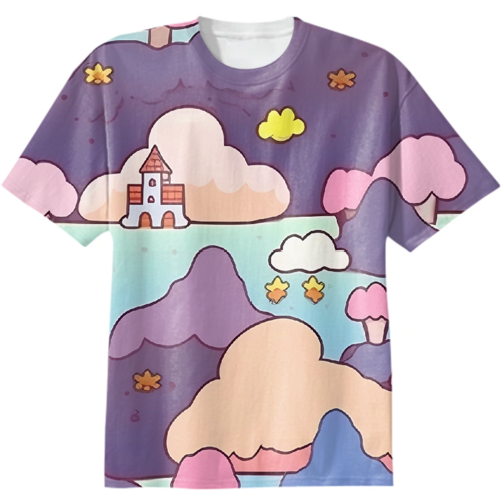 Cartoon style landscape