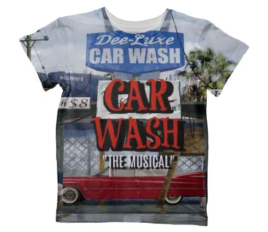 Car Wash The Musical Crew Neck Kids T shirt