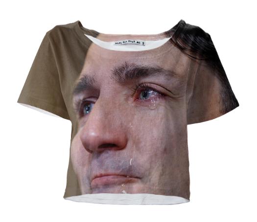 Limited edition crying Justin Trudeau
