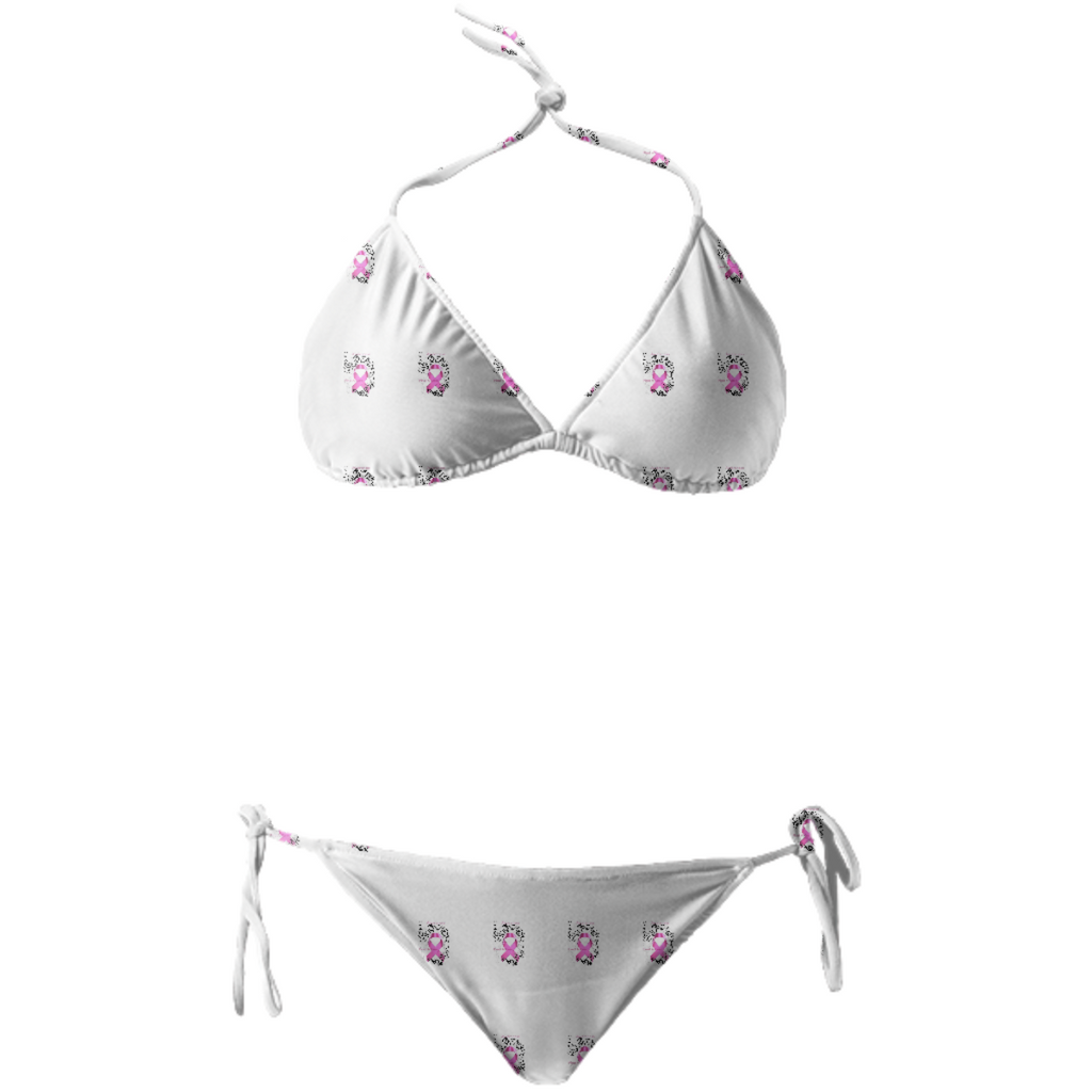 Breast cancer awareness bikini