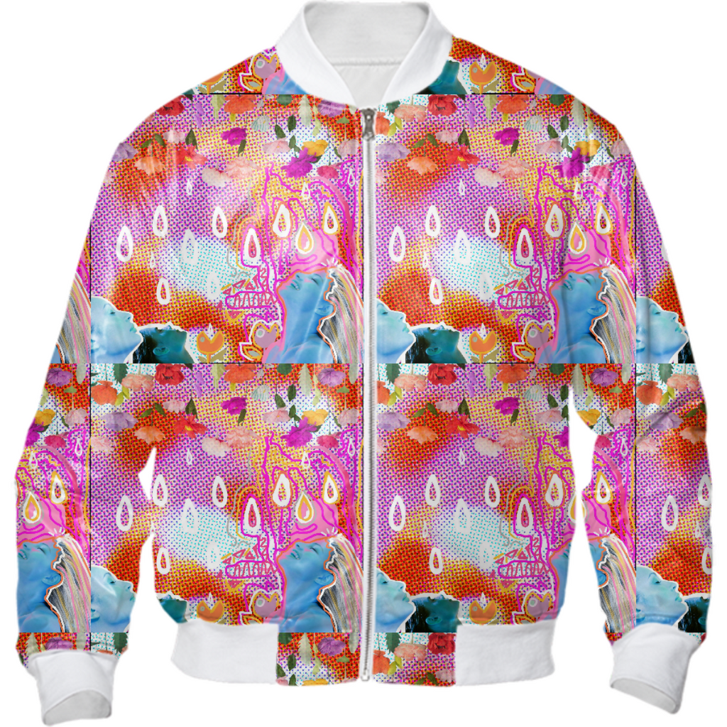 Let Us Drink The Flowers Bomber Jacket