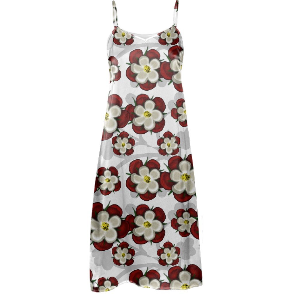 Tudor Roses Slip Dress