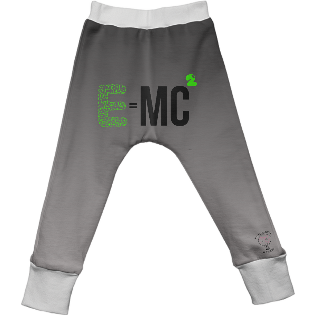E=MC2 Drop Pant  Gray/Neon Green