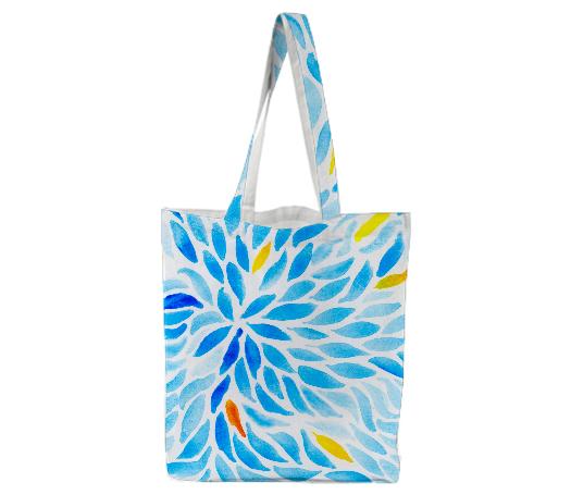 Blue leaves with warmth