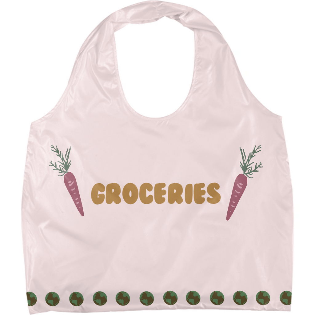 "groceries" eco shopping tote
