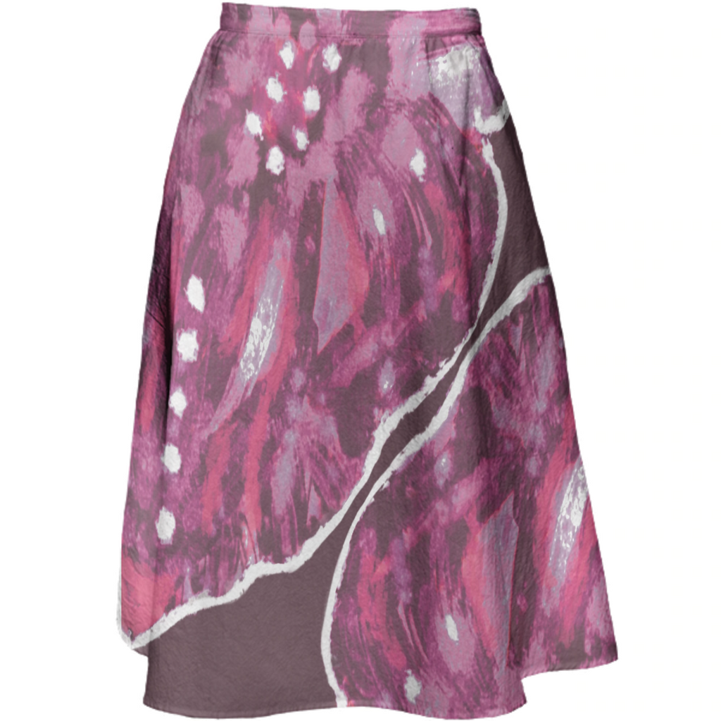 Abstract Flower Pink Brown