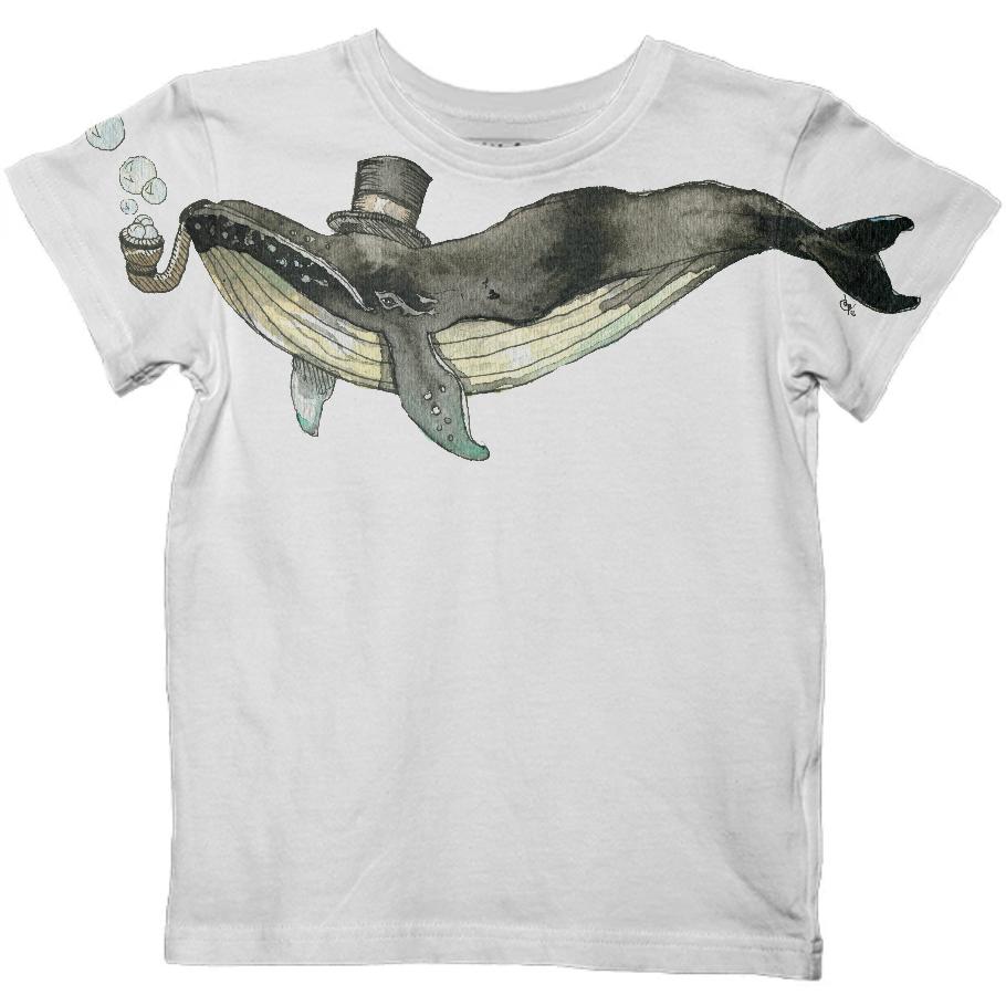 Fancy Whale Kids Tee