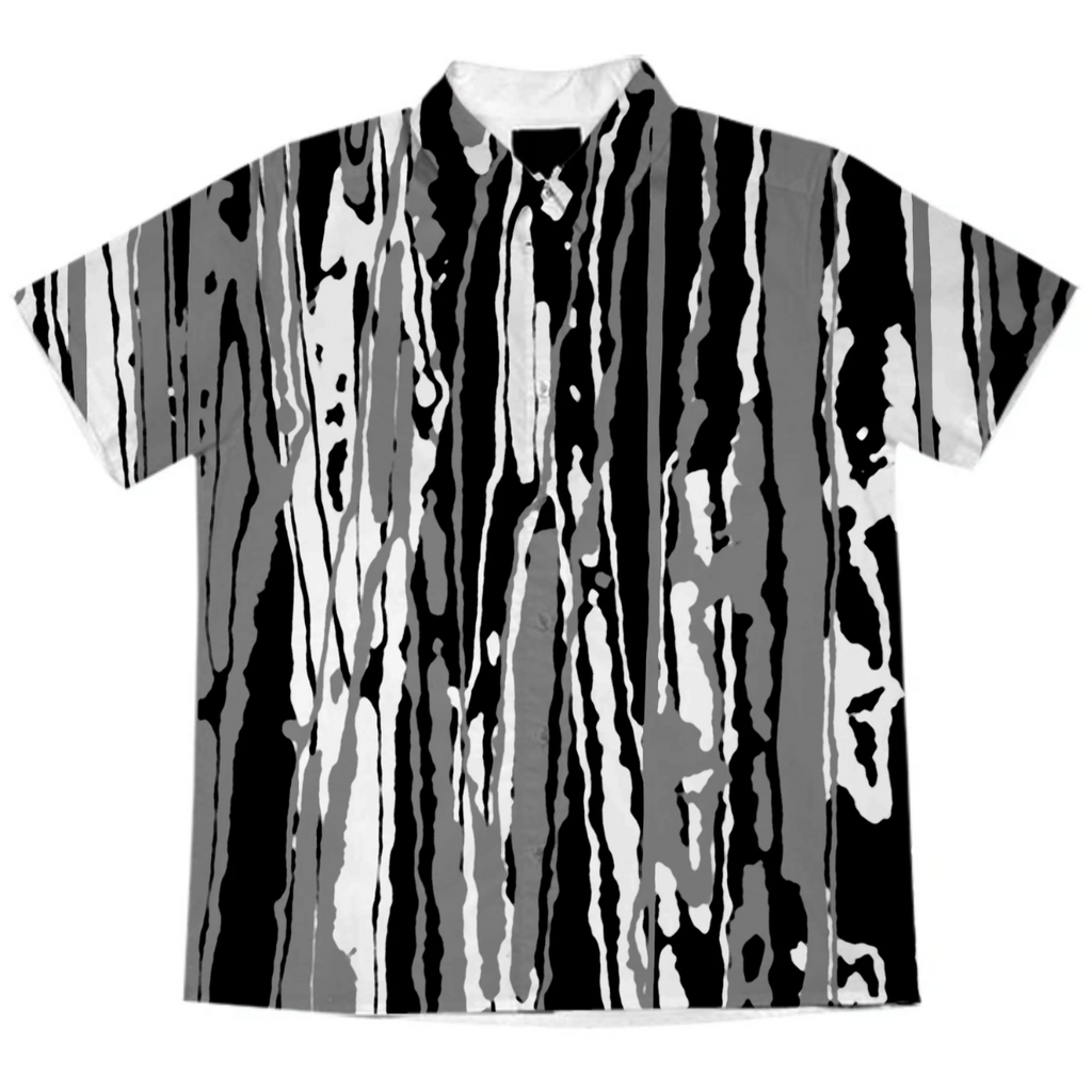 Black White and Grey Abstract Print