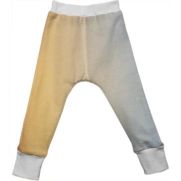 blue yellow summer Kids Drop Pant