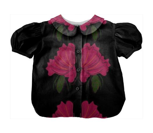 The little witch Blouse black pink