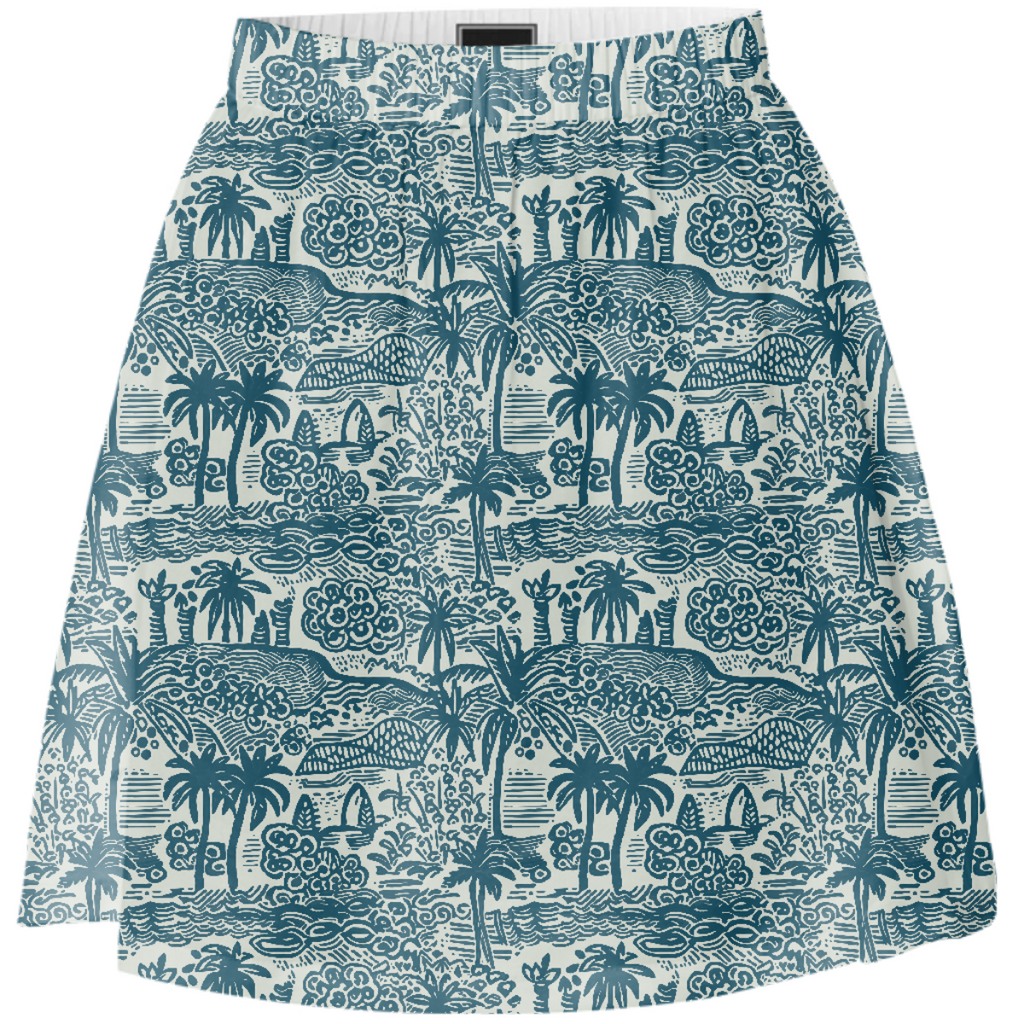 Oahu Scribbles Skirt