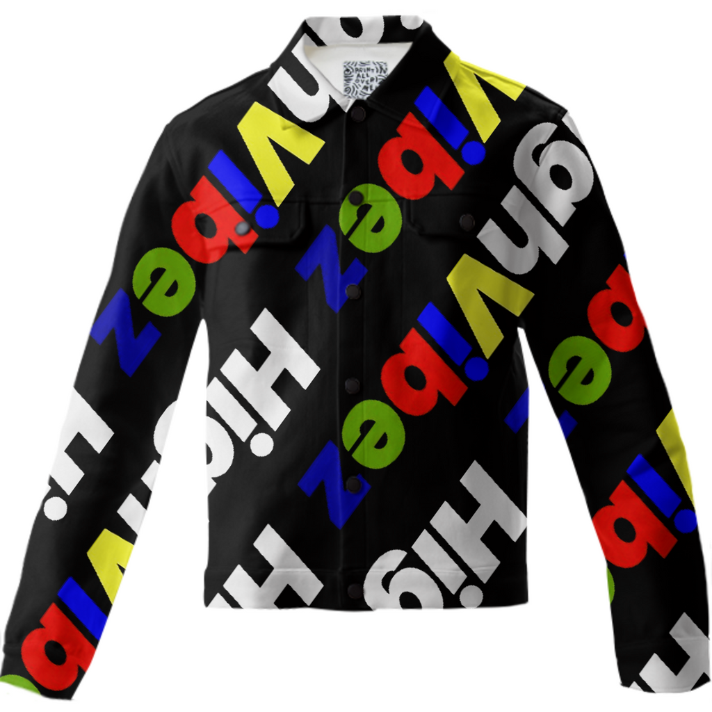 SATIN BLACK HV'z JEAN JACKET