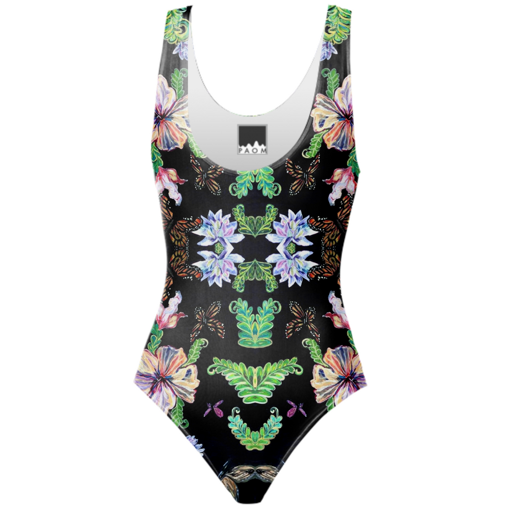 Butterfly and Fern Bathing Suit