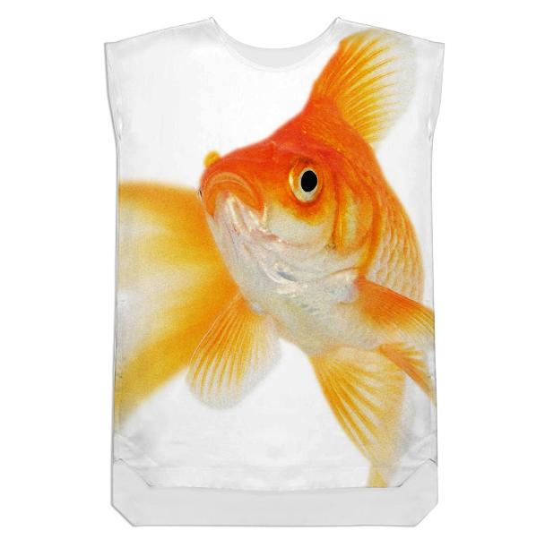 goldfish shift dress