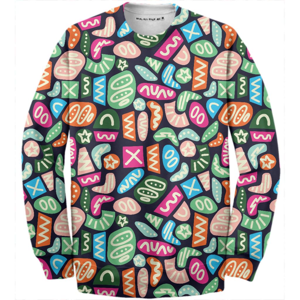 Fresh and Fun Shapes Pull Over colour way 1