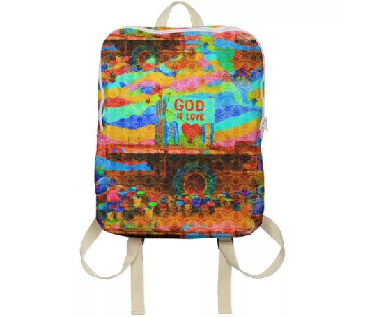 Electric Tribe God Is Love Backpack
