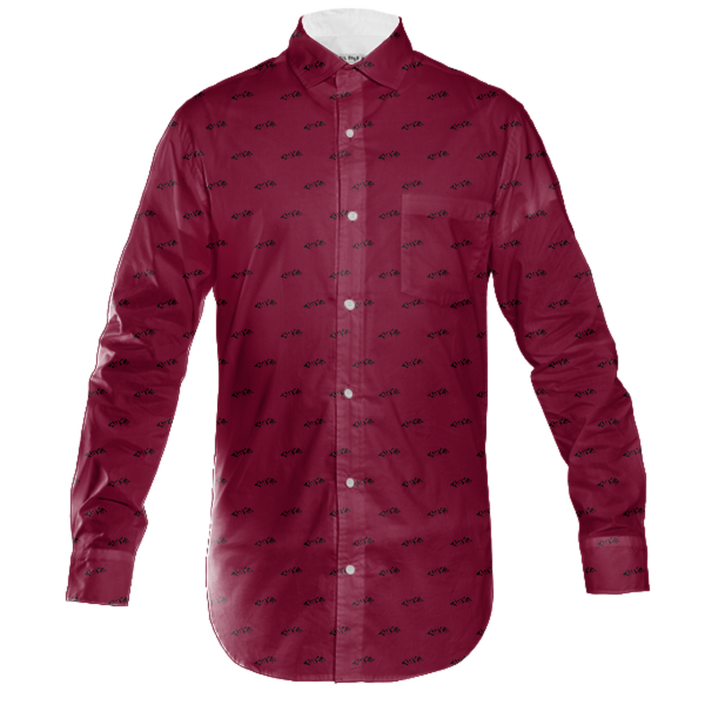 Mountain Print Button up