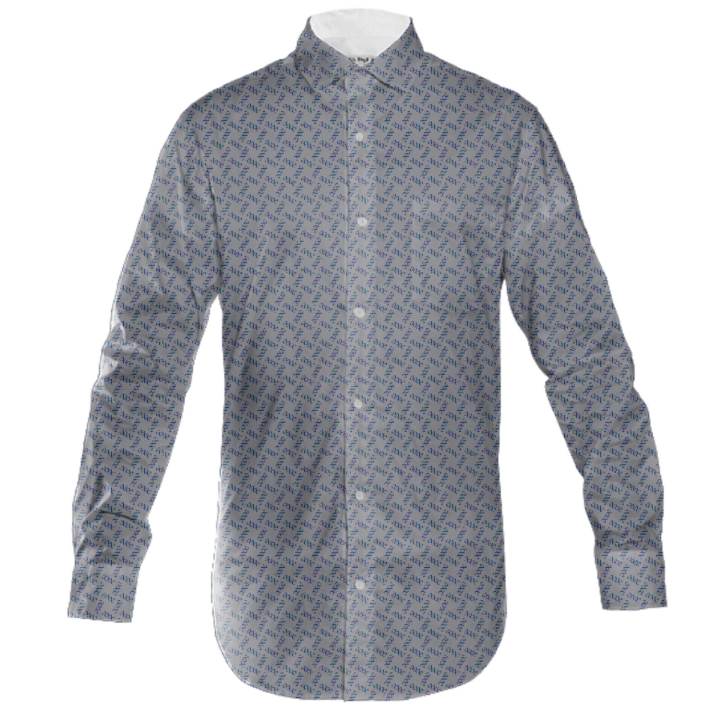 DNA Strands (Grey)