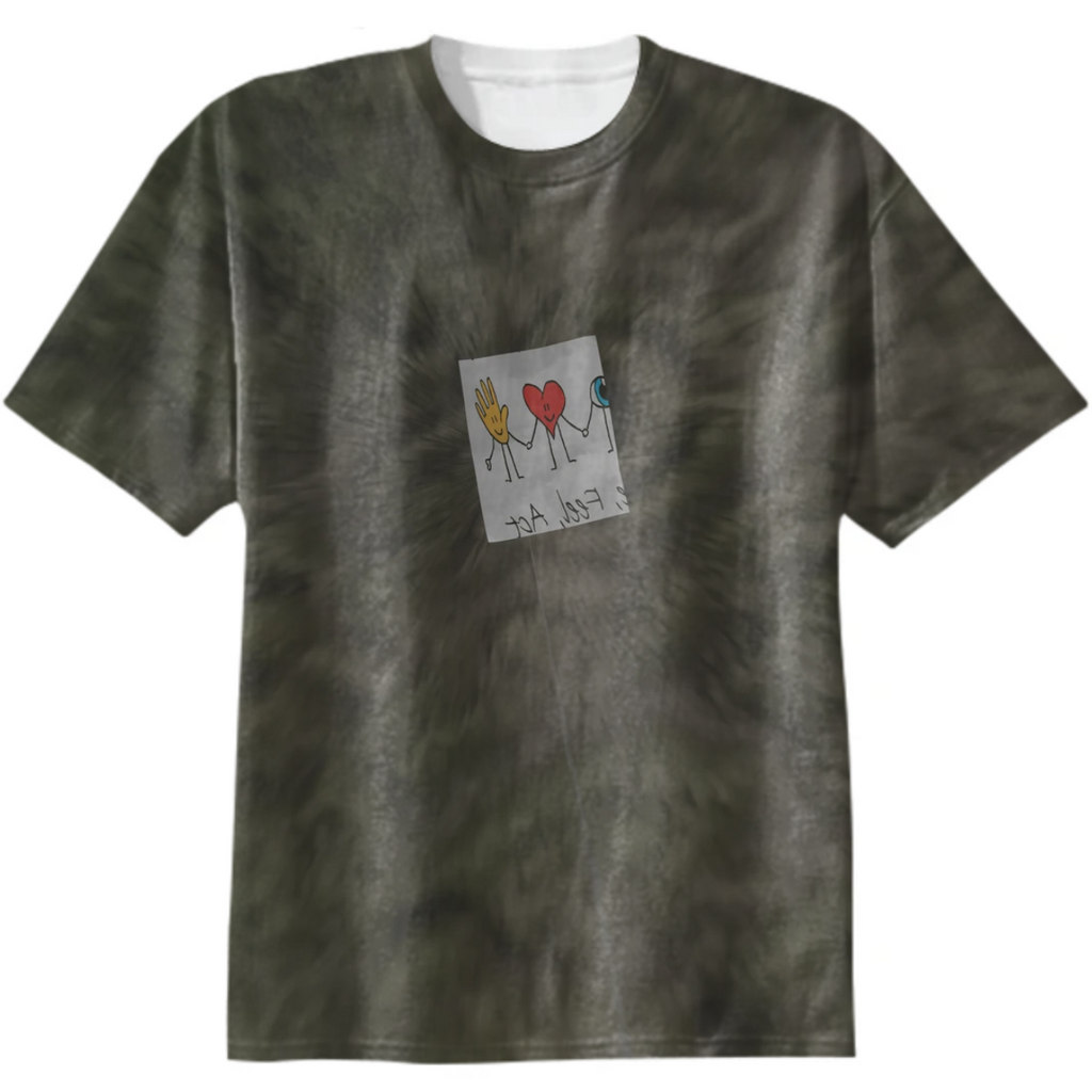 see-feel-act tee