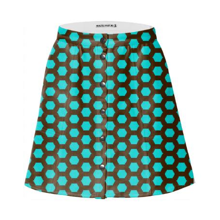 Honeycomb Mini Skirt