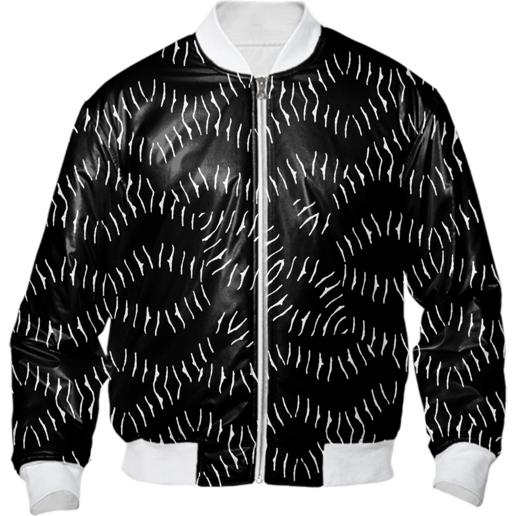 Black and White Geo Print