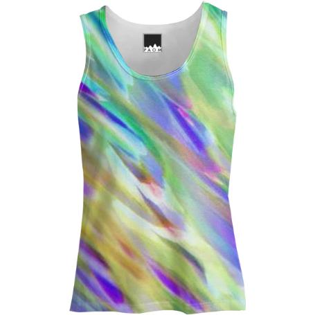 Colorful digital art splashing G401 TANK TOP WOMEN