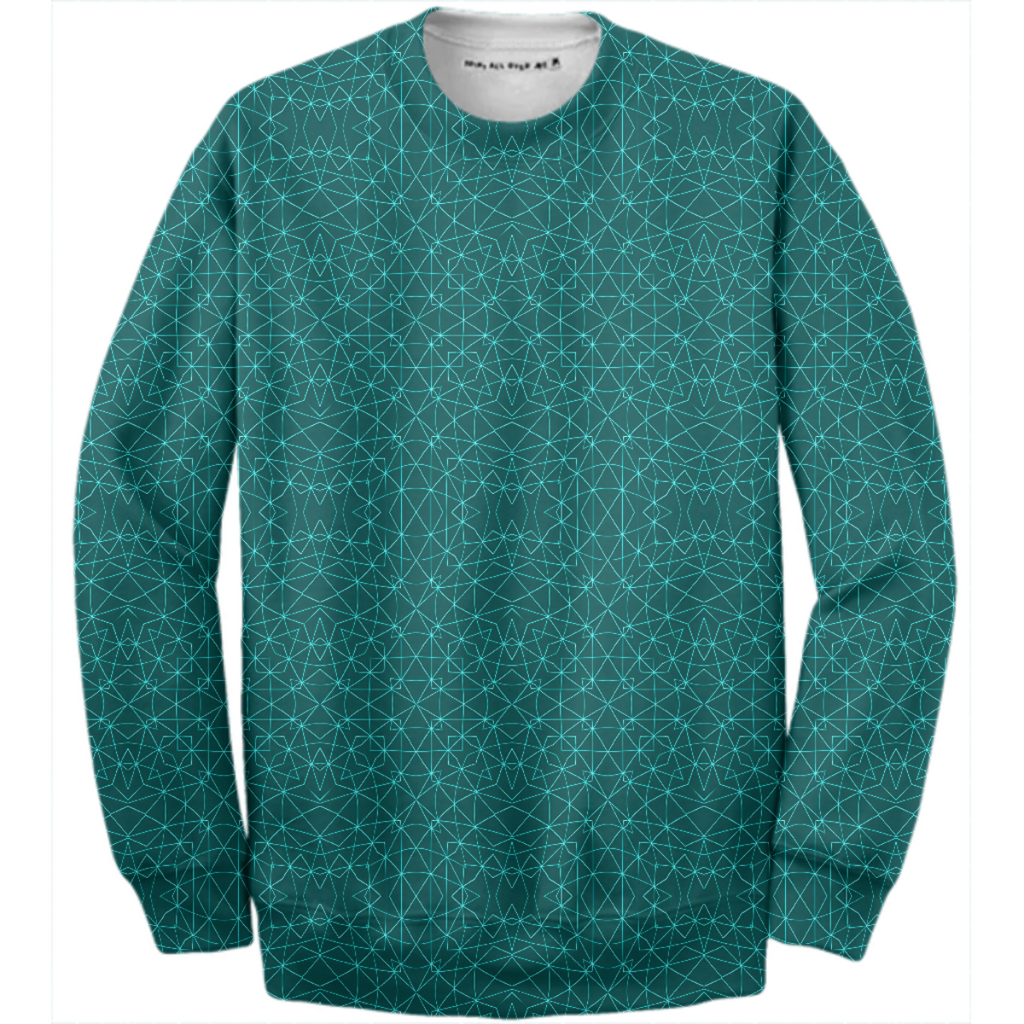 Teal geometric