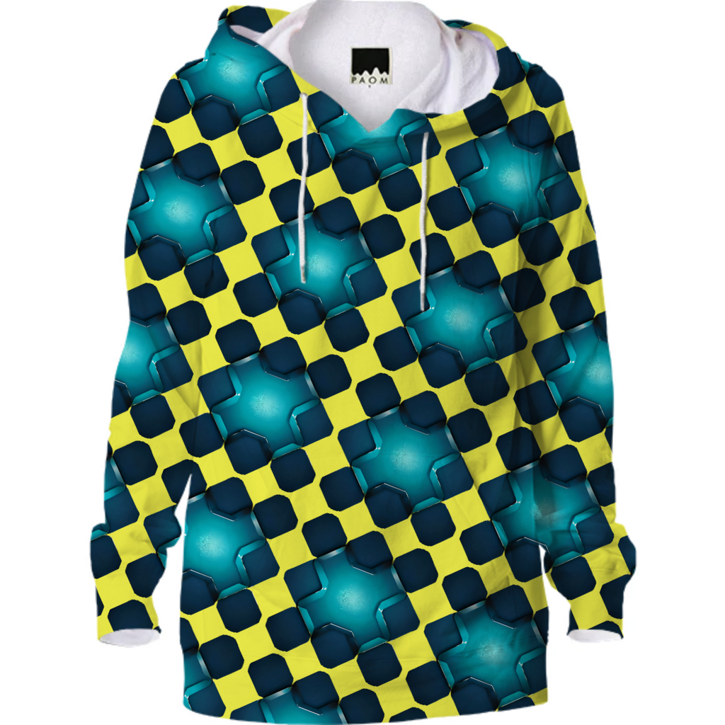 Blue yellow geometric