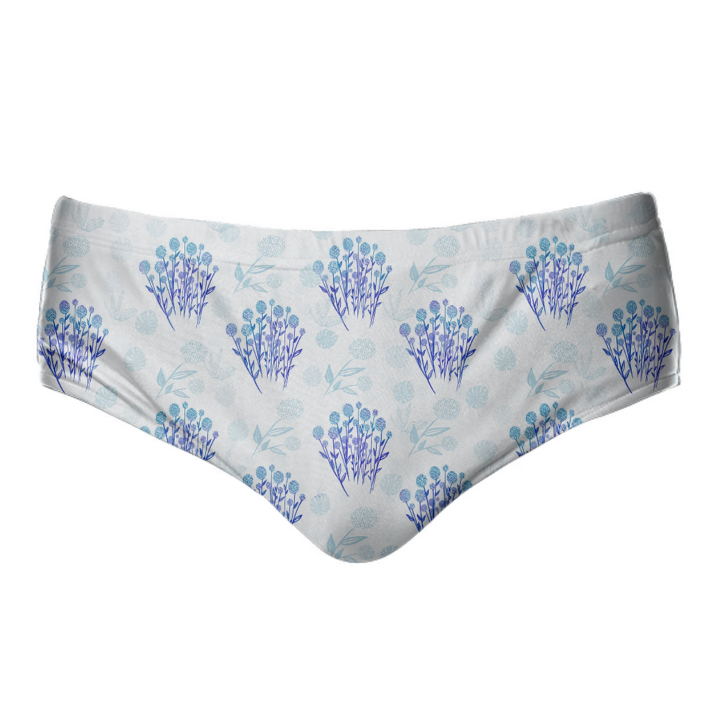 Lauras Floral Sky-blue