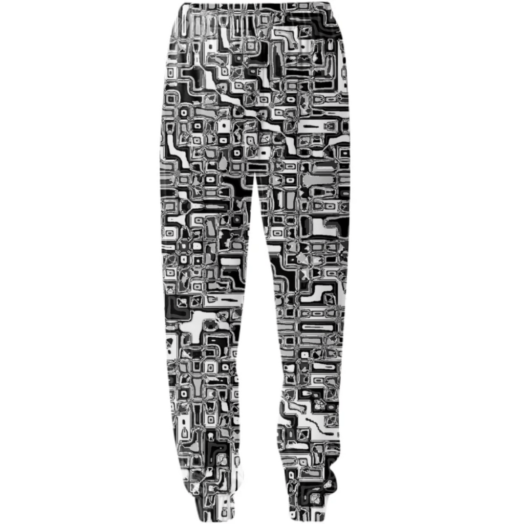 squared white black