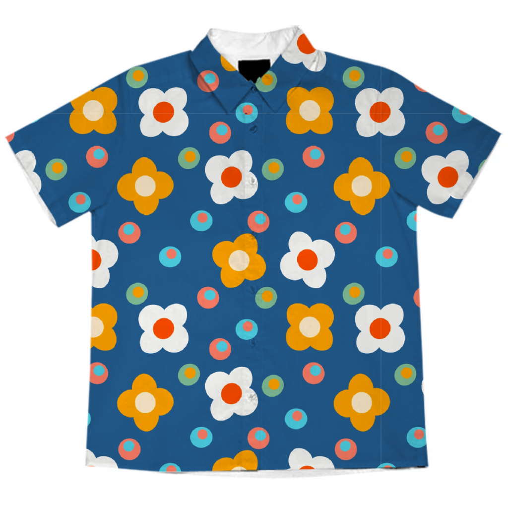 flower dot pattern