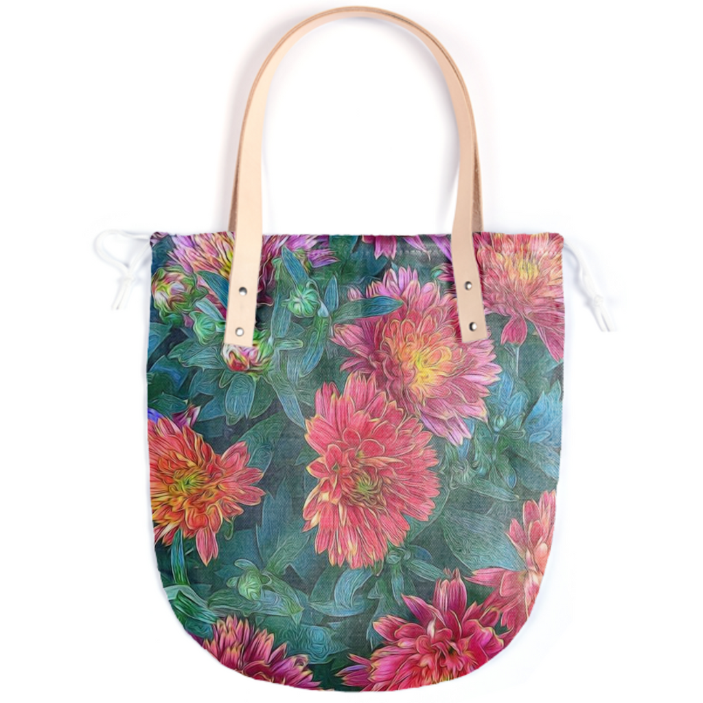 Warm Fall Mums Summer Tote