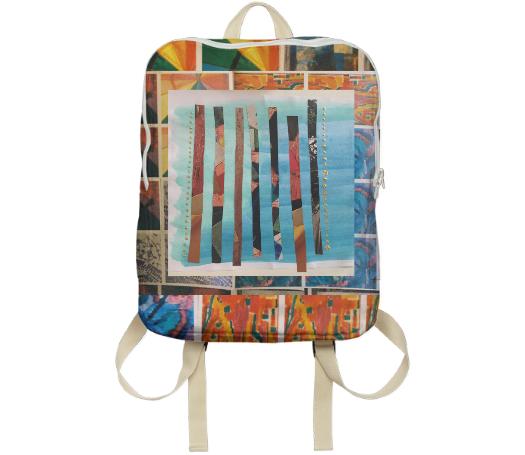 Rainbow Collage Backpack